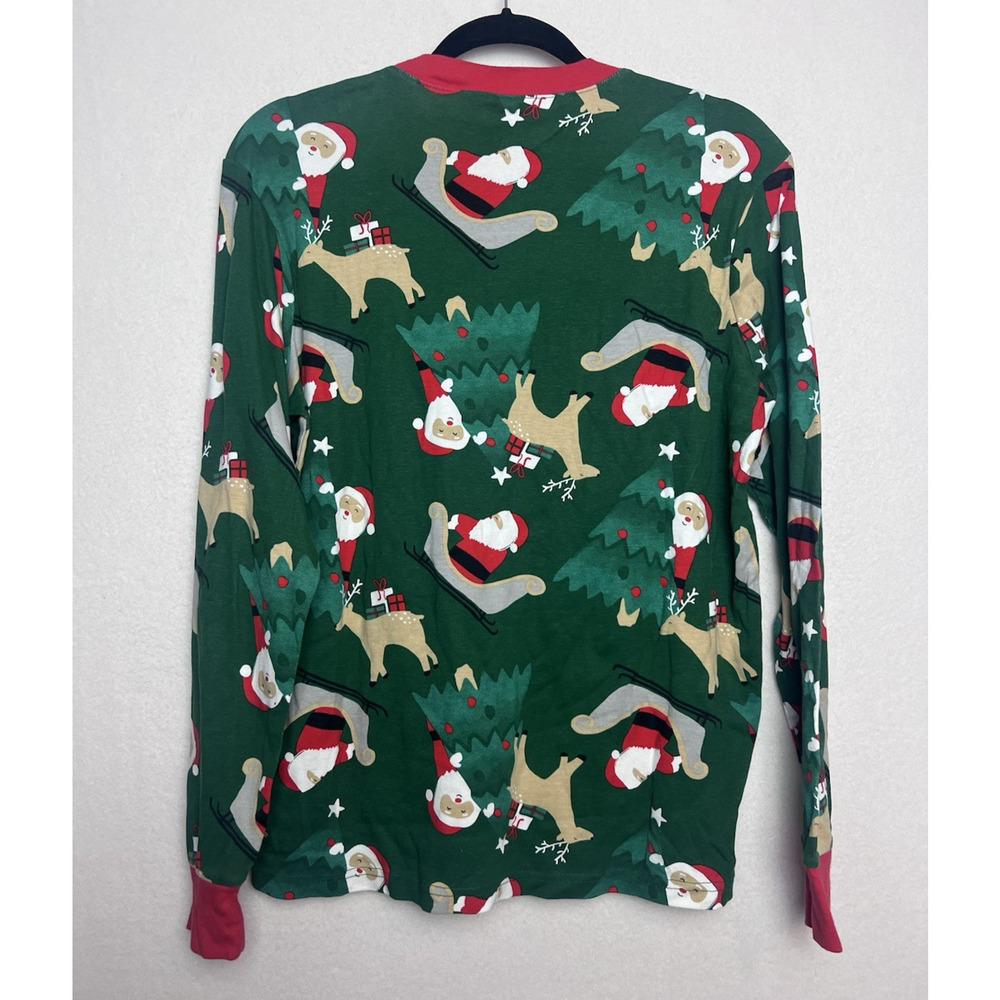 Carter's Adult XL Christmas Pajama Set Long Sleeve Long Pants Sleepwear Santa - Picture 7 of 15